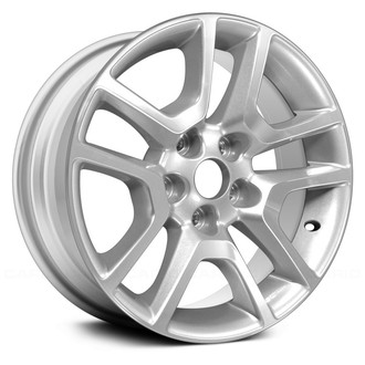 Replace® - 5 V-Spoke Silver 17x8 Alloy Factory Wheel - Remanufactured