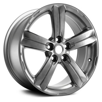Replace® - 5-Spoke Dark Smoked Hyper Silver 17x6.5 Alloy Factory Wheel - Remanufactured