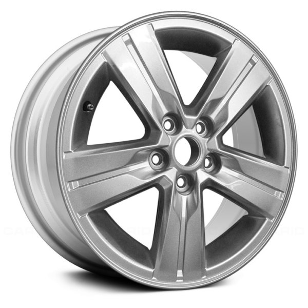 Replace® - 16 x 6.5 5-Spoke Bright Sparkle Silver Alloy Factory Wheel (Remanufactured)