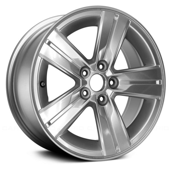 Replace® - 16 x 6.5 5-Spoke Hyper Silver Alloy Factory Wheel (Remanufactured)