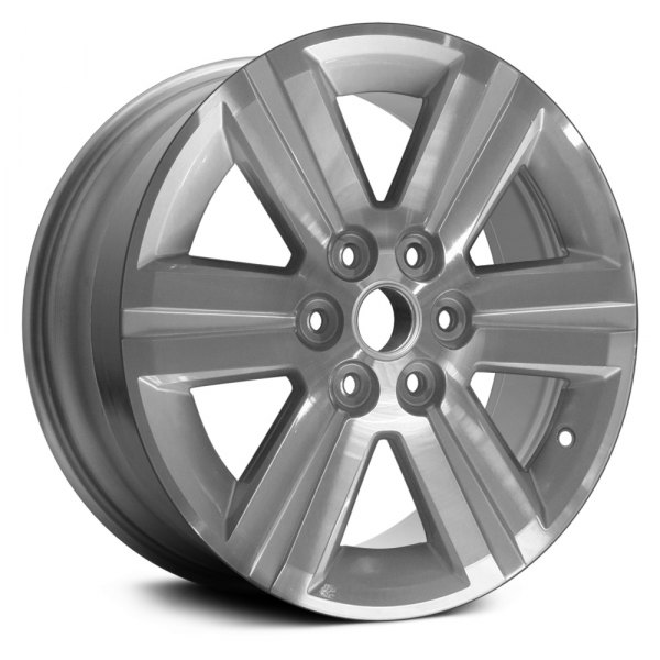 Replace® - 18 x 7.5 6 I-Spoke Machined and Bright Silver Alloy Factory Wheel (Remanufactured)