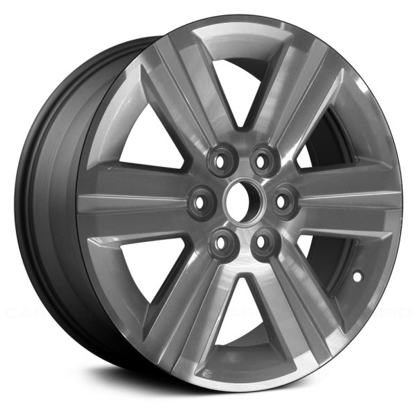 Replace® - 18 x 7.5 6 I-Spoke Machined and Charcoal Alloy Factory Wheel (Remanufactured)