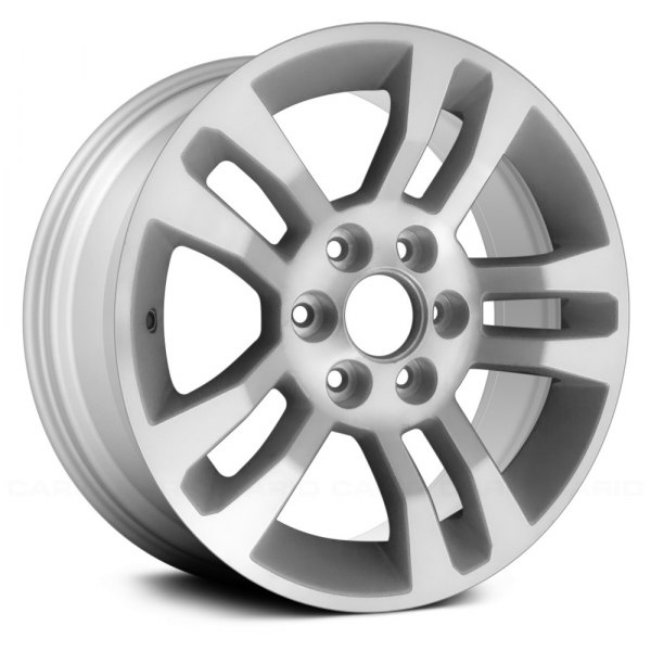 Replace® - 18 x 8.5 Double 5-Spoke Machined and Silver Alloy Factory Wheel (Remanufactured)
