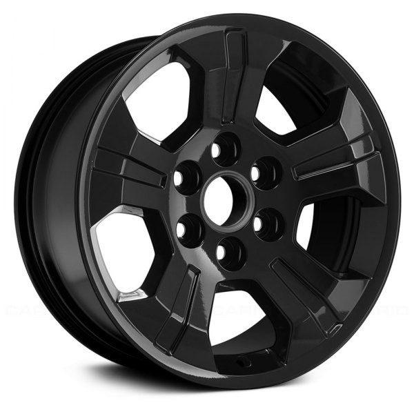 Replace® - 18 x 8.5 5-Spoke Black Alloy Factory Wheel (Remanufactured)