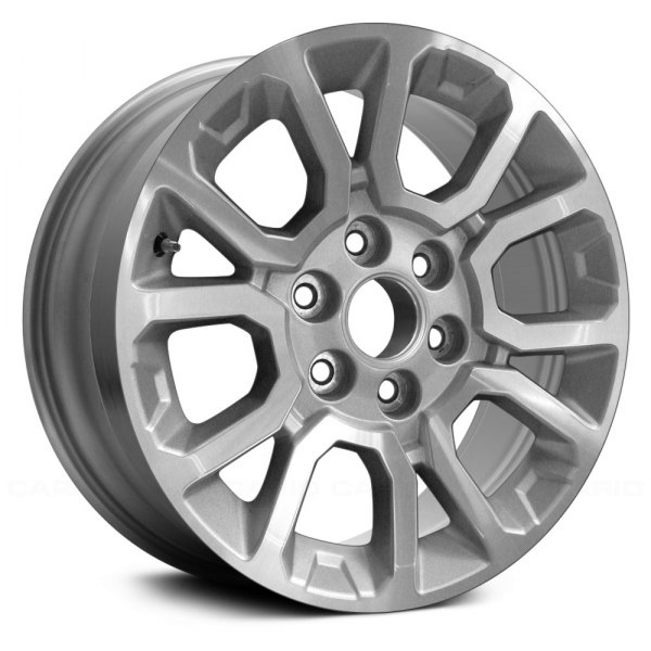 Replace® - 18 x 8.5 6 V-Spoke Machined and Silver Alloy Factory Wheel (Remanufactured)