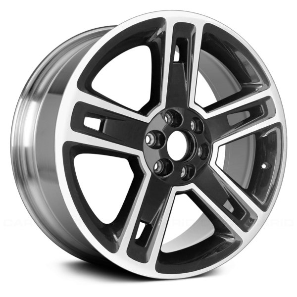 Replace® - 22 x 9 Double 5-Spoke Bright Sparkle Silver Alloy Factory Wheel (Remanufactured)