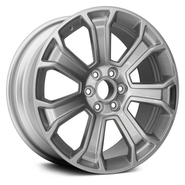 Replace® - 22 x 9 7 I-Spoke Light Silver Metallic Alloy Factory Wheel (Remanufactured)