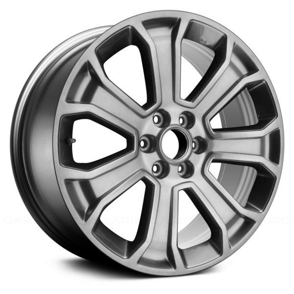 Replace® - 22 x 9 7 I-Spoke Dark Smoked Hyper Silver Alloy Factory Wheel (Remanufactured)