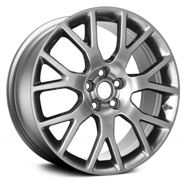 Replace® - 18 x 7.5 7 Y-Spoke Medium Smoked Hyper Silver Alloy Factory Wheel (Remanufactured)