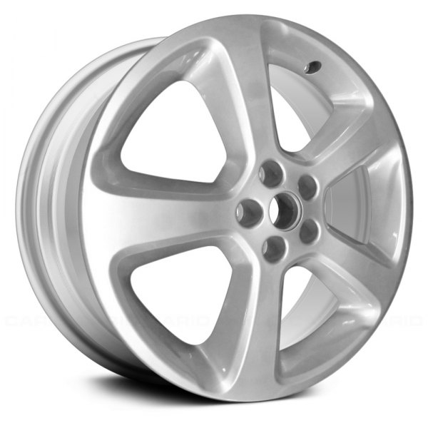 Replace® - 18 x 7 5-Spoke Bright Silver Alloy Factory Wheel (Remanufactured)