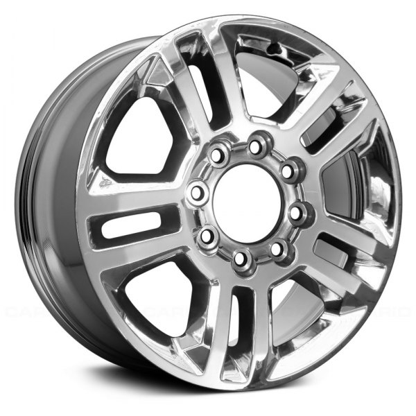 Replace® - 20 x 8.5 Double 5-Spoke Chrome Alloy Factory Wheel (Remanufactured)
