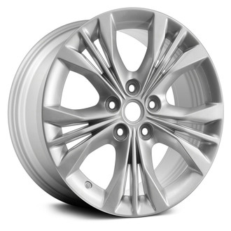 Replace® - Triple 5-Spoke Silver 18x8 Alloy Factory Wheel - Remanufactured