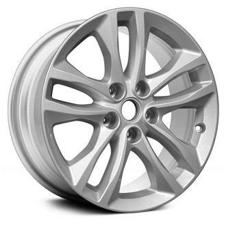 Replace® - Double 5-Spoke Sparkle Silver 17x7.5 Alloy Factory Wheel - Remanufactured