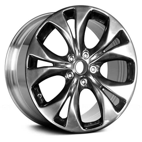 Replace® - 18 x 8.5 5 V-Spoke Full Polished Alloy Factory Wheel (Remanufactured)