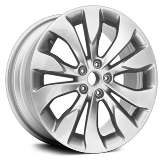 Replace® - 10 Spiral-Spoke Medium Silver Metallic 19x8.5 Alloy Factory Wheel - Remanufactured