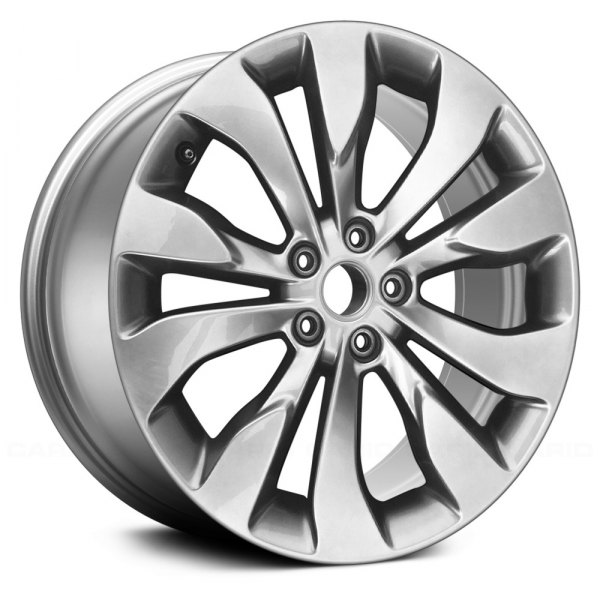 Replace® - 19 x 8.5 10 Spiral-Spoke Bright Smoked Hyper Silver Alloy Factory Wheel (Remanufactured)