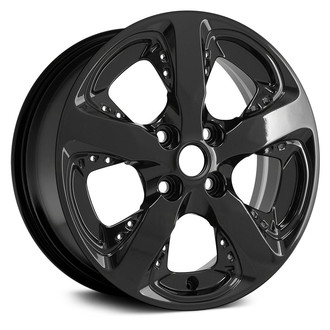 Replace® - 5-Slot Black 15x6 Alloy Factory Wheel - Remanufactured