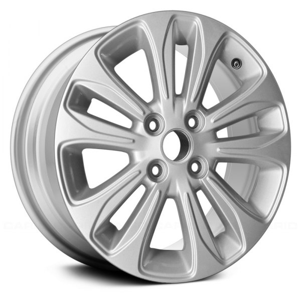 Replace® - 15 x 6 5 V-Spoke Silver Alloy Factory Wheel (Remanufactured)
