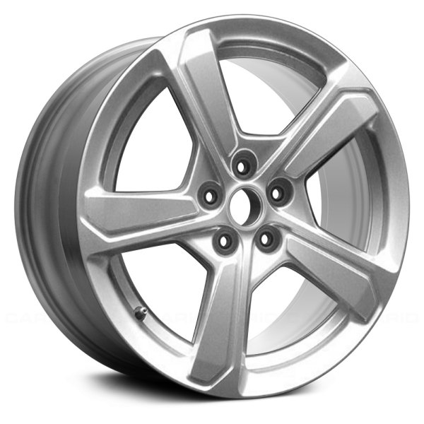 Replace® - 17 x 7 5 Turbine-Spoke Machined and Medium Silver Metallic Alloy Factory Wheel (Remanufactured)