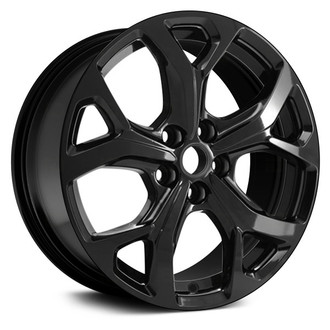 Replace® - 5 Y-Spoke Machined and Black 17x7 Alloy Factory Wheel - Remanufactured