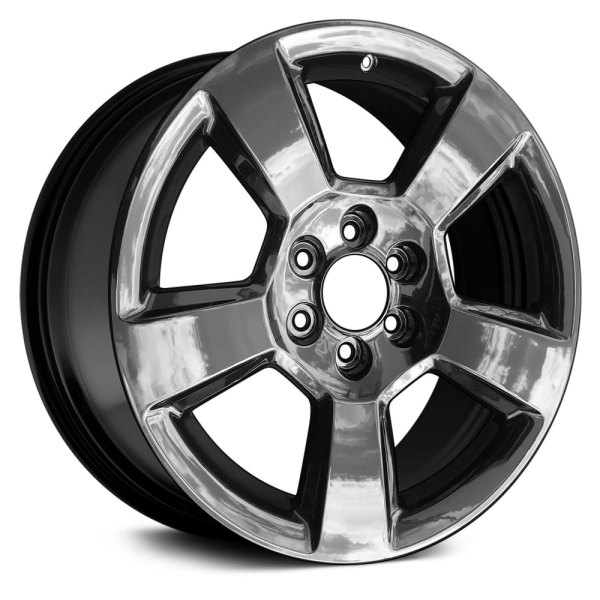 Replace® - 20 x 9 5-Spoke Black Alloy Factory Wheel (Remanufactured)