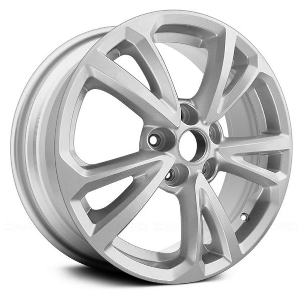 Replace® ALY05756U20N - 5 V-Spoke Silver 17x7 Alloy Factory Wheel - Replica