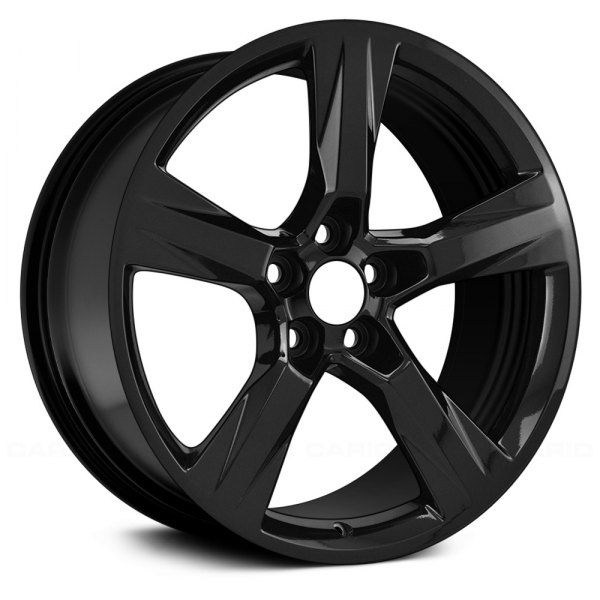 Replace® - 20 x 8.5 5-Spoke Black Alloy Factory Wheel (Remanufactured)