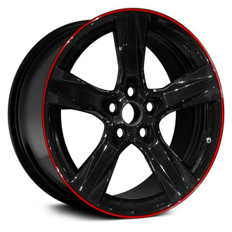 Replace® - 5-Spoke Black 20x9.5 Alloy Factory Wheel - Remanufactured
