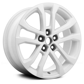 Replace® - Double 5-Spoke White 17x6.5 Alloy Factory Wheel - Remanufactured