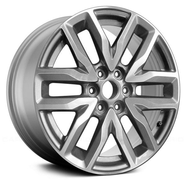 Replace® - 18 x 7.5 6 V-Spoke Machined and Dark Silver Alloy Factory Wheel (Remanufactured)