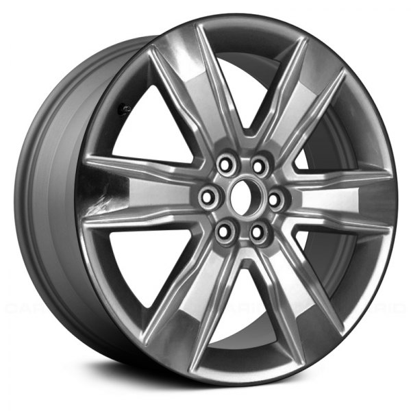 Replace® - 20 x 8 6 I-Spoke Machined and Medium Charcoal Metallic Alloy Factory Wheel (Remanufactured)