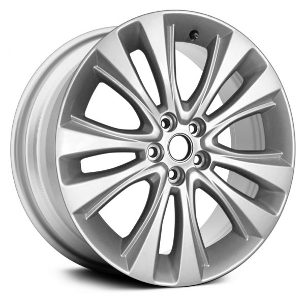 Replace® - 18 x 7 5 V-Spoke Silver Alloy Factory Wheel (Remanufactured)