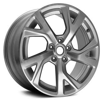 Replace® - 5 Double Spiral-Spoke Machined and Bright Sparkle Silver 18x7 Alloy Factory Wheel - Remanufactured