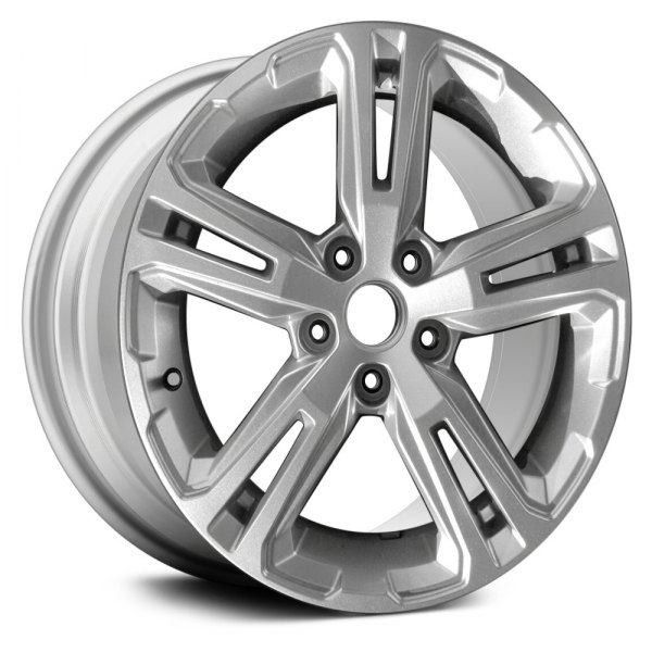Replace® - 17 x 7 Double 5-Spoke Sparkle Silver Alloy Factory Wheel (Remanufactured)