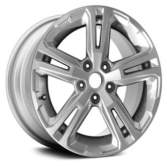Replace® - Double 5-Spoke Sparkle Silver 17x7 Alloy Factory Wheel - Remanufactured
