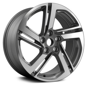 Replace® - 10 Spiral-Spoke Machined and Medium Charcoal 18x7 Alloy Factory Wheel - Remanufactured