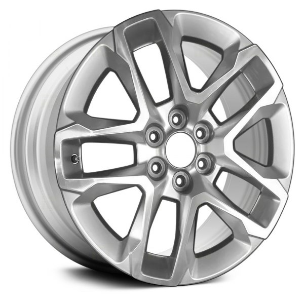 Replace® - 18 x 7.5 Double 5-Spoke Silver Alloy Factory Wheel (Remanufactured)