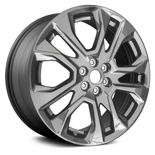 Replace® - 20 x 8 5 V-Spoke Dark Charcoal Alloy Factory Wheel (Remanufactured)