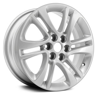 Replace® - 6 Double Spiral-Spoke Sparkle Silver 18x7.5 Alloy Factory Wheel - Remanufactured