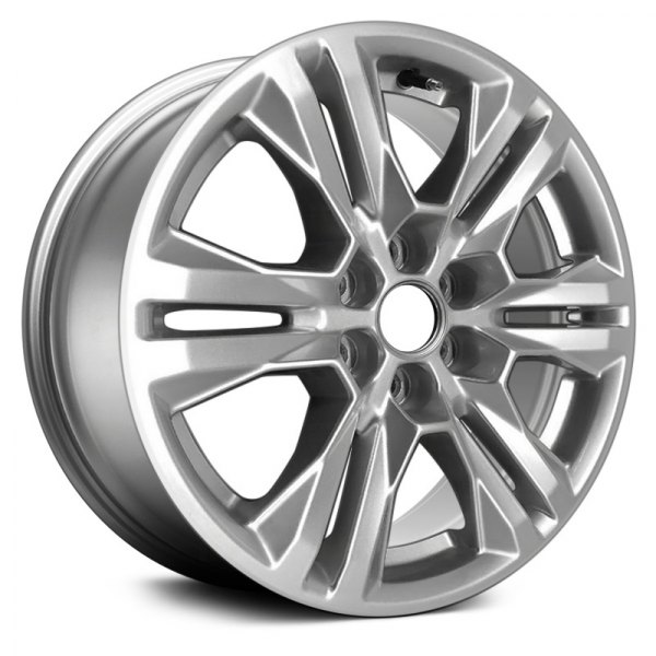 Replace® - 17 x 8 6 Double I-Spoke Silver Alloy Factory Wheel (Remanufactured)