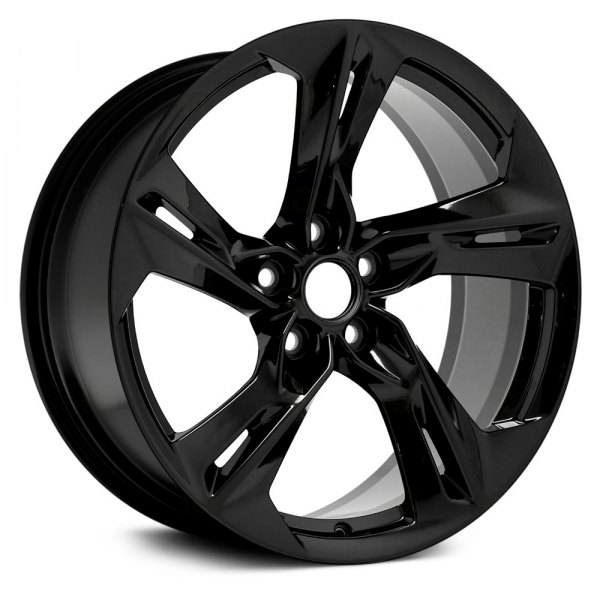 Replace® - 20 x 8.5 5 Double Spiral-Spoke Black Alloy Factory Wheel (Remanufactured)
