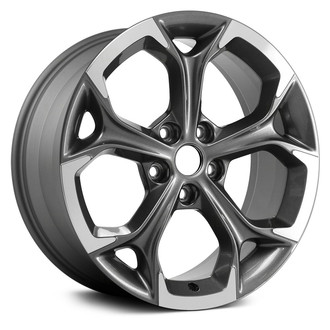 Replace® - 5 Y-Spoke Charcoal with Machined Face 18x8.5 Alloy Factory Wheel - Remanufactured