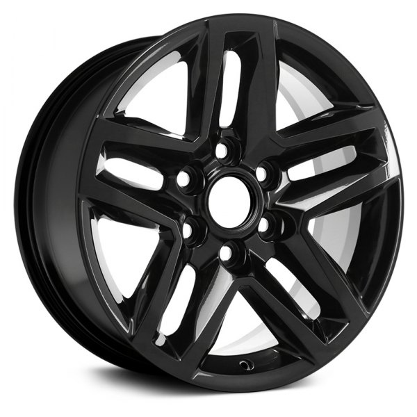 Replace® - 19 x 8.5 Double 5-Spoke Black Alloy Factory Wheel (Remanufactured)