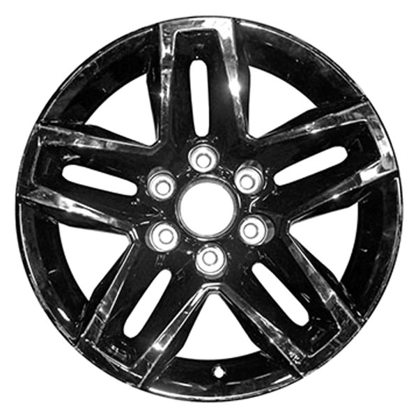 Replace® - 18 x 8.5 Double 5-Spoke Painted Gloss Black Alloy Factory Wheel (Replica)