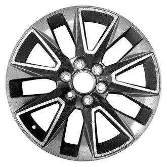 Replace® - Double 5-Spoke Machined Medium Charcoal 20x9 Alloy Factory Wheel - Replica