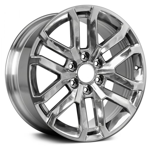 Replace® - 20 x 9 6 V-Spoke All Polished Alloy Factory Wheel (Remanufactured)