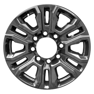 Replace® - 6 Double-Spoke Painted Gloss Black 20x8.5 Alloy Factory Wheel - Remanufactured