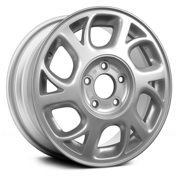 Replace® - 16 x 6.5 12 Spiral-Spoke Sparkle Silver Alloy Factory Wheel (Remanufactured)