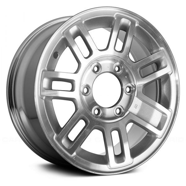 Replace® - 16 x 7.5 7 Double I-Spoke Chrome Alloy Factory Wheel (Remanufactured)