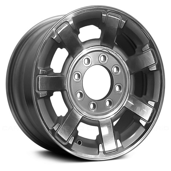 Replace® - 17 x 8.5 7 I-Spoke Machined and Dark Silver Alloy Factory Wheel (Factory Take Off)